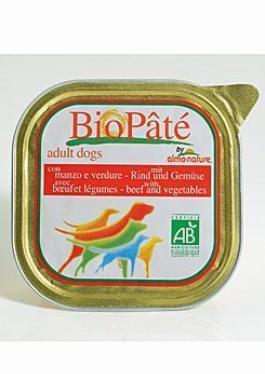Almo Dog Bio Paté vanička hovězí   zelenina 100g