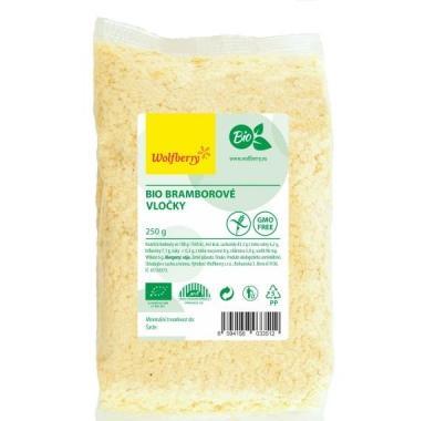 WOLFBERRY Bramborové vločky 250 g BIO  : VÝPRODEJ exp. 2016-03-18