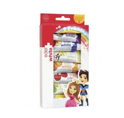 Edel White Ovocné zubní pasty pro děti 7 x 9,3 ml