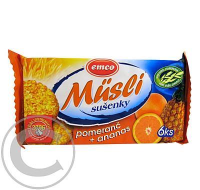 EMCO Müsli sušenky pomeranč-ananas 60 g