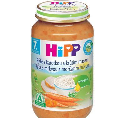 HIPP JUNIOR BIO Rýže s karotkou a krůtím 220 g