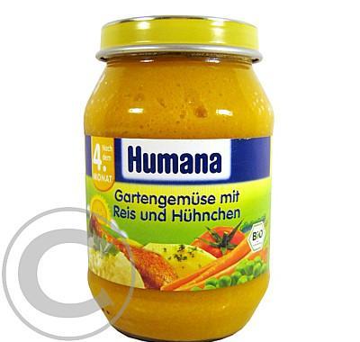 Humana zelenina s rýží   kuřetem 190 g