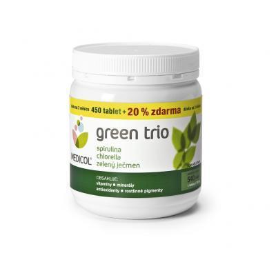 Medicol Green Trio 450 tablet   20 % zdarma