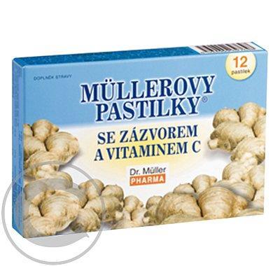 Müllerovy pastilky se zázvorem 12ks