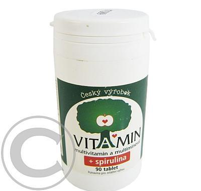 Multivitamin   multiminerál   spirulina tbl. 90 Donavit