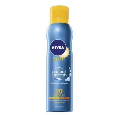 NIVEA Sun chladivý sprej na opalování OF20 200 ml
