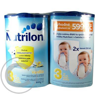 Nutrilon 3 Vanilka 2x800g AKČNÍ BALÍČEK