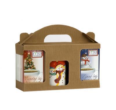 Fytopharma dárkové balení – Vánoční a Zimní čaj  2 x 20 sáčků   hrneček